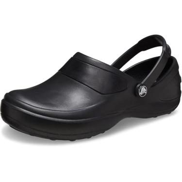 Imagem de Crocs Mercy Work feminino, Preto/preto, 33