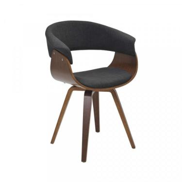 Imagem de Cadeira Base Madeira Betina Rivatti Grafite