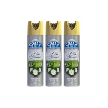 Imagem de Kit 3x Odorizante de Ambiente Aerosol Coala 400ml – Escolha a Fragrância (Chá Branco)