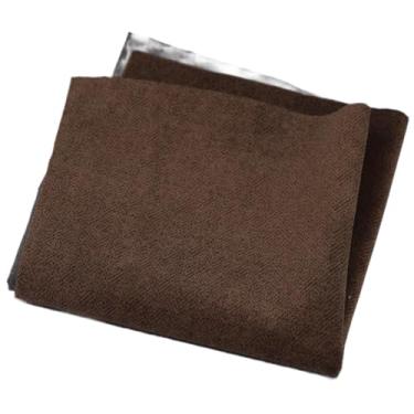 Imagem de TinaKim Tecido de estofamento de veludo, macio e durável, à prova de gatos, para cadeira de estofamento de assento de carro capa de seda (18 chocolate, 3 jardas)