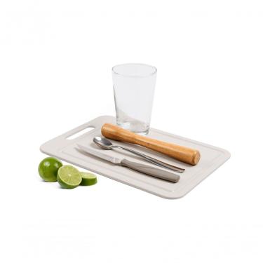 Imagem de Kit Para Caipirinha Com Copo De Vidro 5 Peças Vidro