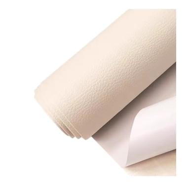 Imagem de Couro autoadesivo Remendo Autoadesivo Para Reparo De Couro, Kit De Reparo De Sofá De Couro, Tecido De Couro Vinílico À Prova D'água Para Reparo De Móveis(Beige)