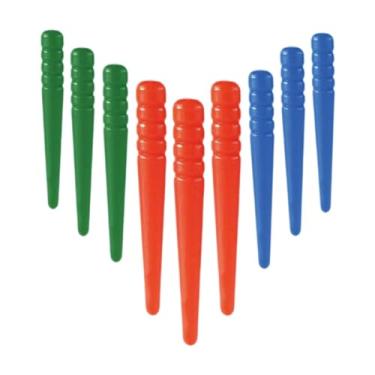 Imagem de JWQFBC 9 Peças de Pinos para Tabuleiro de Cribbage com Furos de 1/8, Azul, Verde, Pinos de Jogo Cônicos, Acessórios, Pinos de Cribbage Portáteis