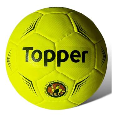 Imagem de Bola Handebol Oficial Pro 3 Amarela Tamanho Oficial Adulto Profissional Treino Jogo e Lazer Borracha Texturizada