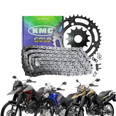 Imagem de Kit relaçao tranmissao Xtz lander 250 tenere 250 com retentor Kmc Gold