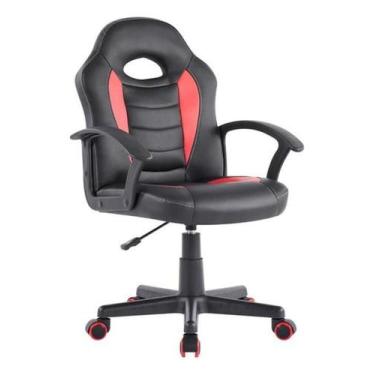 Imagem de Cadeira Gamer Profissional Vermelha E Preta 101X54X55 Cm - Just Home C