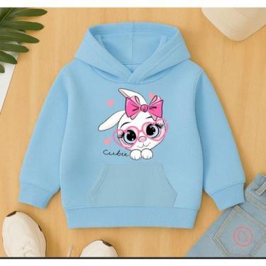 Imagem de Moletom Canguru Infantil Feminino Coelha Cutie Menina Garota Mocinha L