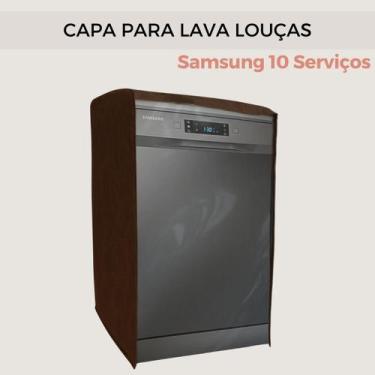 Imagem de Capa para lava louças samsung 10 serviços transparente flex - Clean Ca