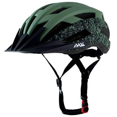 Imagem de Anharluka Capacete adulto de bicicleta de estrada, capacete ajustável de ciclismo de montanha para homens e mulheres, capacete de bicicleta leve com viseira destacável, 2 tamanhos para jovens, adultos (verde M)
