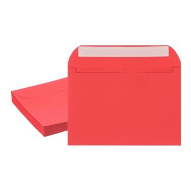 Imagem de PATIKIL Envelopes de convite de 19 x 13 cm, 20 peças autovedantes para convites A7 autoselo para casamentos, cartão de agradecimento, fotos, cartões postais, aniversário, cartões postais, cartões