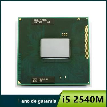 Imagem de Intel Core I5 2540M 2,6 GHz Dual-Core Quad-Thread Laptop CPU Soquete G