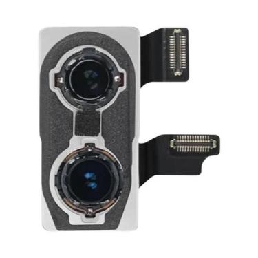 Imagem de Lente De Substituição Da Câmera Traseira Do iPhone Com Case De Metal E