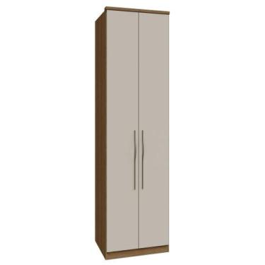 Imagem de Guarda Roupa Modulado 02 Portas com Prateleiras 234cm Setiba - Móveis 