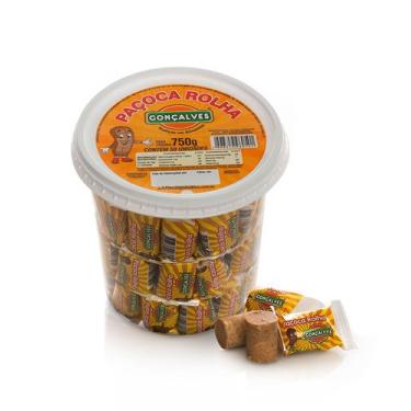 Imagem de Paçoca Rolha Pote 750g 50x1 Doces Gonçalves
