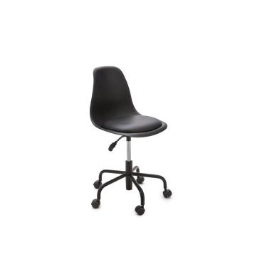 Imagem de Cadeira Home Office Eames Almofada Com Rodinhas Silicone