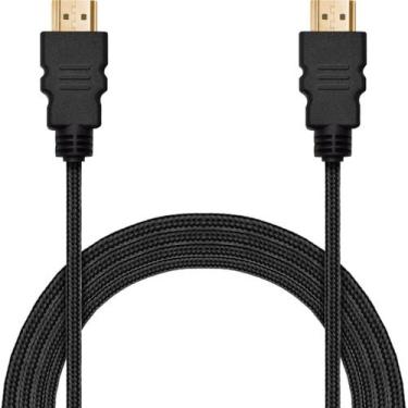 Imagem de Cabo Hdmi X Hdmi Áudio Vídeo Malha Ultra Hd 4k Ethernet 1,8m - Mb