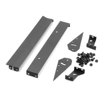 Imagem de Aluminum Alloy Black RC Drift Car Tail Wing Spoiler Set Compatible for Tamiya TT02 TT01 XV01 RC Vehicle Repair