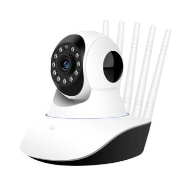 Imagem de Câmera IP WIFI Sem Fio 1080P Casa Inteligente Áudio Bidirecional Pan T