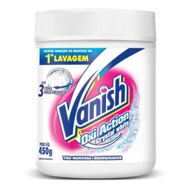 Imagem de Tira-Manchas Pó Multiuso Vanish Oxi Action Crystal White Pote 450g