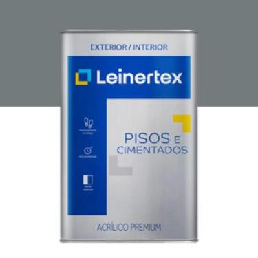 Imagem de Tinta Acrilico Premium para Piso Cinza Chumbo 18l - Leinertex