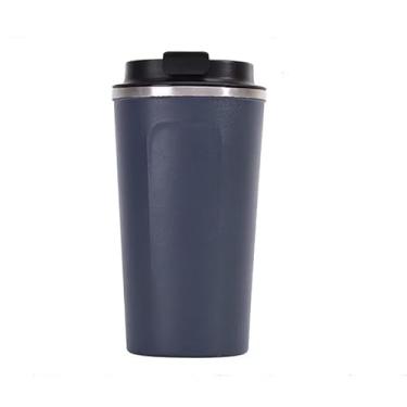 Imagem de Caneca Copo Térmico com Tampa Aço Inox Quente E Frio 420/500ML—1469/NEW (azul/2)