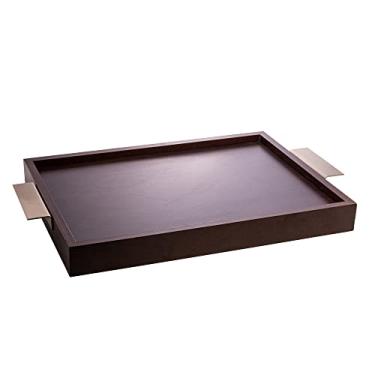 Imagem de Bandeja de Madeira para Café da Manhã Pinus Amadeirada 48x35x5cm - Woodart