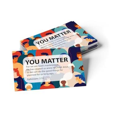 Imagem de Pass It On Scripture Cards, Encouragement, Ef 2:10 - Pacote com 25 cartas cristãs inspiradoras com incentivo às escrituras, cartas de versículo bíblico para devocional, estudo da Bíblia, memorização e