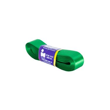 Imagem de Fita de Cetim Nº05 22mm Peça com 10m Verde Bandeira