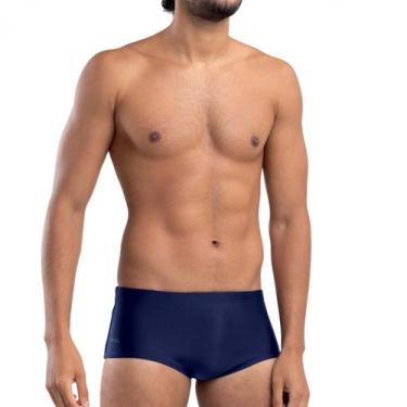 Imagem de Sunga Boxer Mash Adulto Básica Lisa Microfibra Moda Praia - MASH      