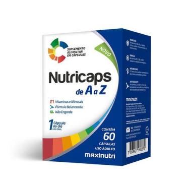 Imagem de Kit 3 Vitaminas e Minerais Nutricaps de A a Z 60 cápsulas Maxinutri