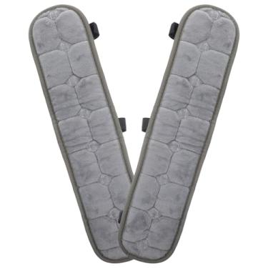 Imagem de SEWACC 1 par de almofadas de apoio de braço para cadeira de escritório, capas elásticas para descanso de braço para cadeira de mesa, 43 x 10 cm