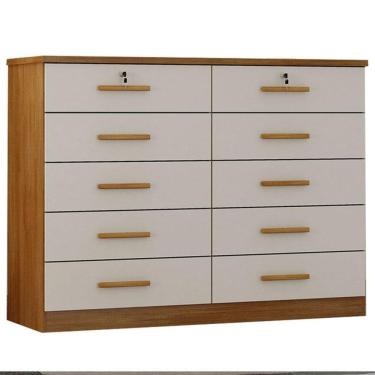 Imagem de Cômoda Gaveteiro Milão com Chave Cumaru 25 Fendi - Novo Horizonte