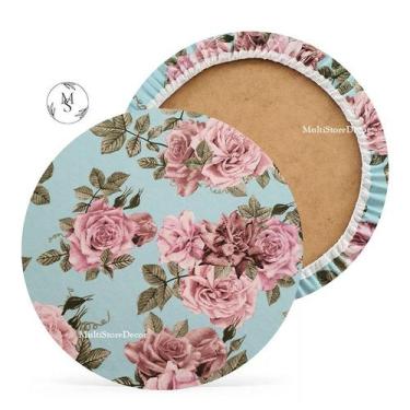 Imagem de KIT 04 Capa de Sousplat Folhas - 35 cm - Várias Cores e Estampas - Sup