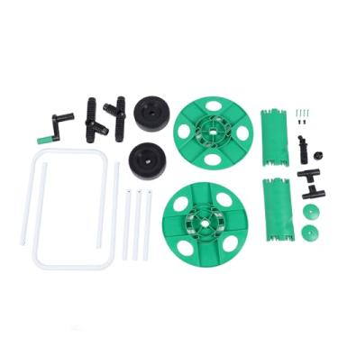 Imagem de Carrinho de Carretel de Mangueira de Jardim Com 2 Rodas, Carrinho de Armazenamento de Mangueira Manual PP, Carrinho de Carretel de Mangueira de água para Quintal, Jardim,