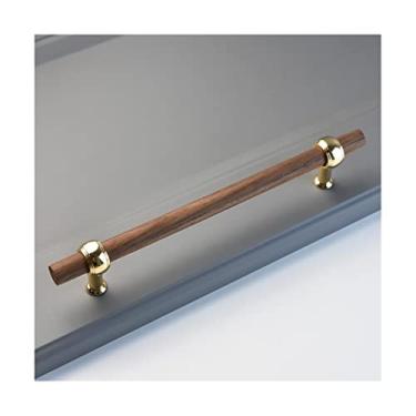 Imagem de Puxador de porta deslizante AAPIE para porta de entrada, sapato, gaveta, maçanetas de porta, puxadores de madeira, móveis, ferragens, puxadores de cômoda, dourado, preto, para cômoda