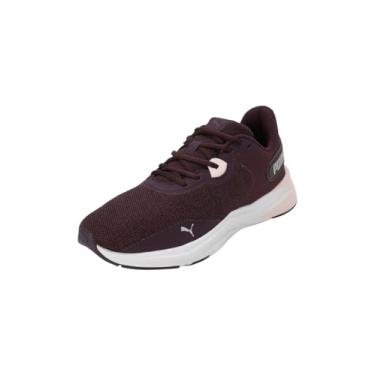 Imagem de PUMA Tênis de corrida masculino Training Road, Midnight Plum Rosebay PUMA branco, 14