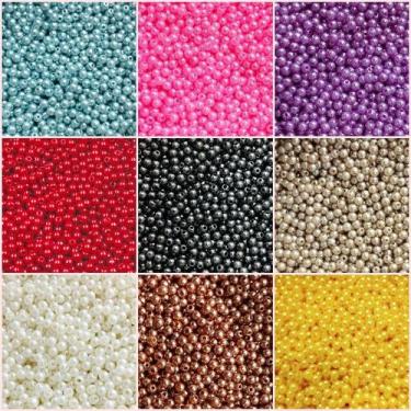 Imagem de PÉROLA DE ABS LISA Nº 04 20G PEROLA 4MM - IMPORTAÇÃO, Misturinha