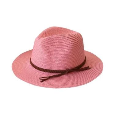 Imagem de Chapéu Panamá de Palha Unissex - Aba Larga, Proteção UV, Ideal para Pr