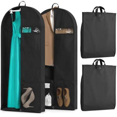 Imagem de Bolsas de vestuário Hopack Heavy Duty Travel Suit, pacote com 2