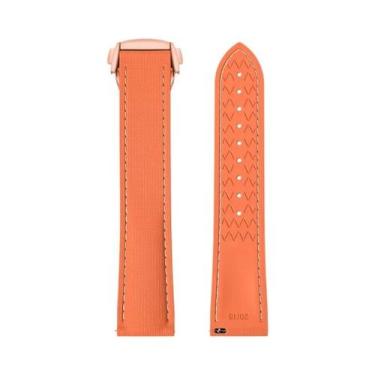 Imagem de Pulseira De Borracha Fluoro De 20mm 21mm 22mm Para Omega Seamaster Spe