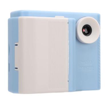 Imagem de Generic Impressora de Câmera Infantil, HD Lente Dual 32g Armazenamento de Memória 800mAh Bateria 8x Digital Zoom Photo Video Camera 2,8 Polegadas Tela IPS para Momentos Gravação (Azul)