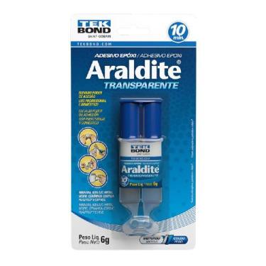 Imagem de Adesivo Cola Epóxi Araldite Transparente Em Seringa Tekbond