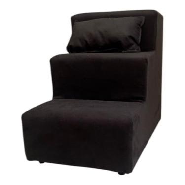 Imagem de Escadas Escadinha para Pet 3 Degraus Gato e Cachorro (Preto)