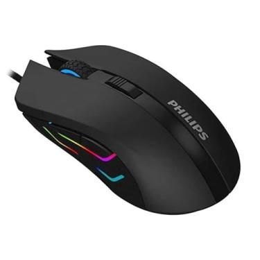 Imagem de Mouse Gamer Jogo Rgb Usb 2.0 Com Fio 2400 Dpi SPK9313