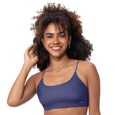Imagem de Top Fitness Básico com Bojo Removível e Alças Finas Mirtilo Zee Rucci,
