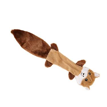 Imagem de Brinquedos de Pelúcia para Cachorros, Sem Recheio para Cachorro Guaxinim Brinquedos de Dentição para Cachorros de Pelúcia para Cães Pequenos Suprimentos para Animais de Estimação (Marrom)