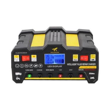 Imagem de Carregador De Bateria Inteligente De 220W Com Display LCD Para Bateria
