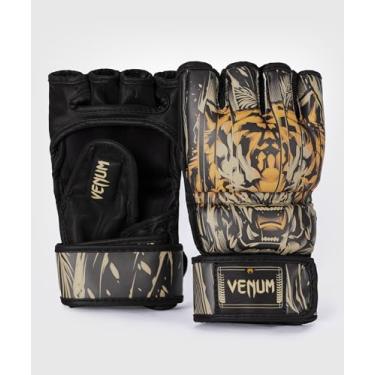 Imagem de Venum Luvas Tiger MMA - Preto/Laranja Neon - Médio