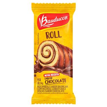 Imagem de Bolinho Bauducco Rocambole Chocolate 34g