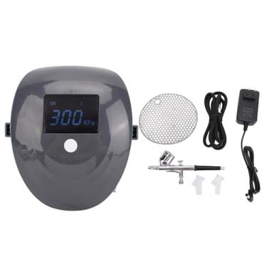 Imagem de Fafeicy Mini Kit Airbrush Compressor Aerjo Ajustável Conjunto de Compressores 10L / Min 3 Velocidade para Artesanato de Pintura de Artes (Plugue dos EUA 100-240V)
